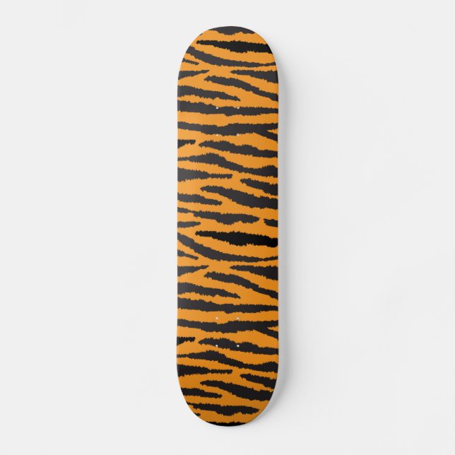 Tiger Pattern Skateboard (Front)