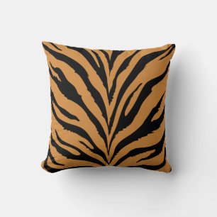 Tiger Pattern Throw Pillow
