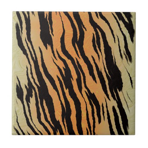 Tiger Pattern Tile