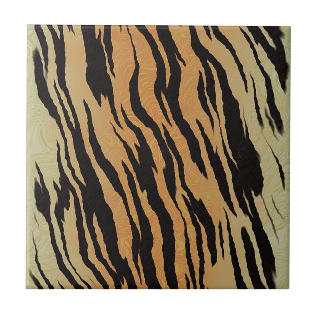 Tiger Pattern Tile (Front)