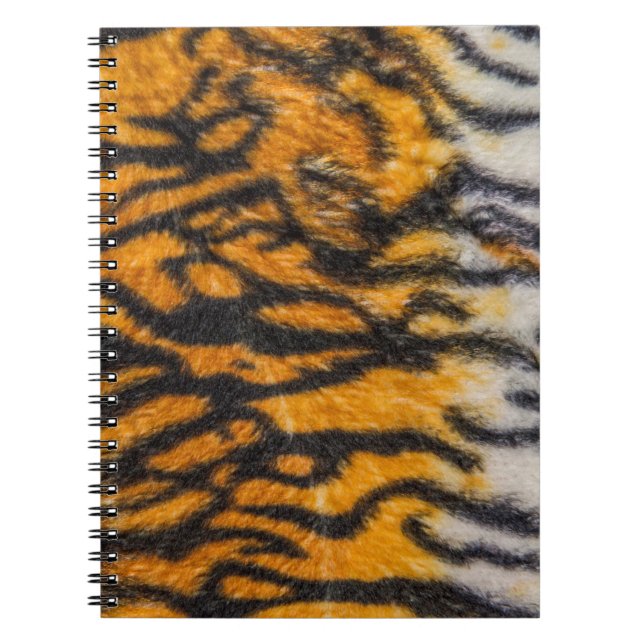 Tiger patterned backgroundabstract, animal, asia,  notebook (Front)