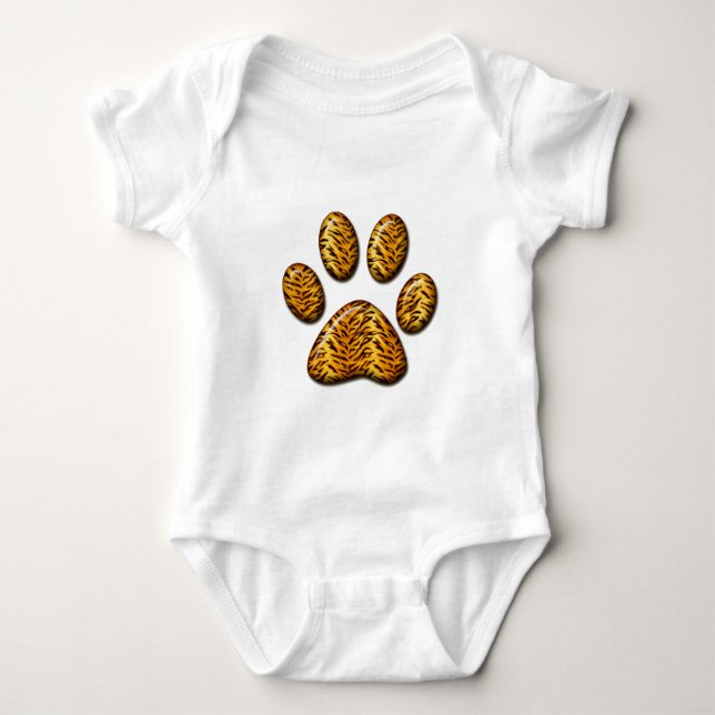 Tiger Paw #1 Baby Bodysuit (Front)