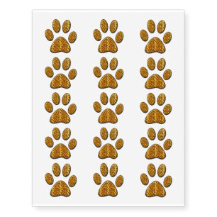 Tiger Paw #1 Temporary Tattoos