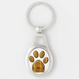 Tiger Paw #2 Keychain