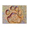 Tiger Paw Print Postcard
