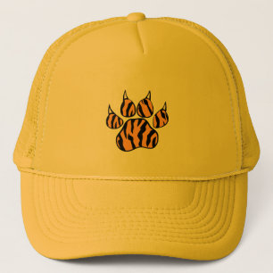 Tiger Paw Print Trucker Hat