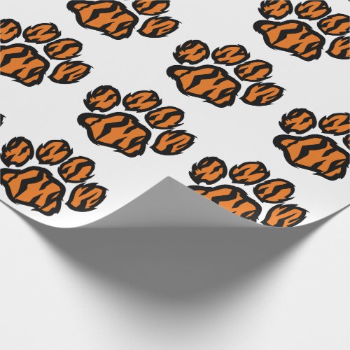 Tiger Paw Wrapping Paper