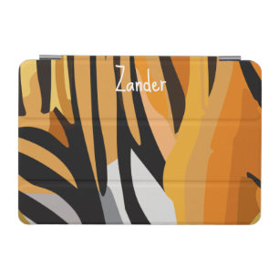"Tiger Pelt" Customizable iPad Mini Cover