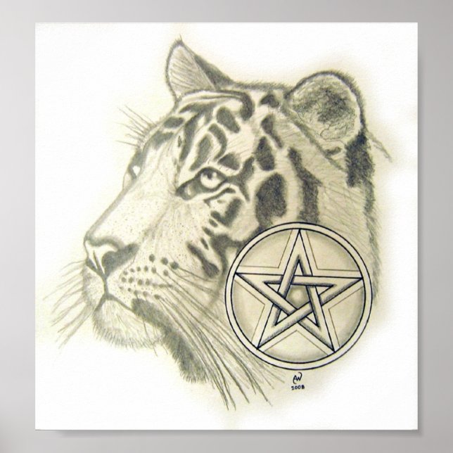 Tiger Pentacle Poster (Front)