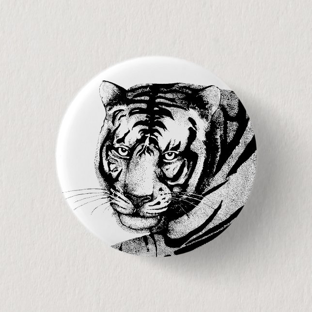 TIGER PINBACK BUTTON (Front)