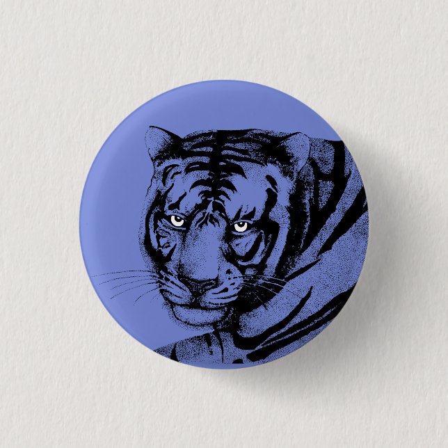 TIGER PINBACK BUTTON (Front)
