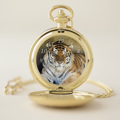 Tiger Pocket Watch
