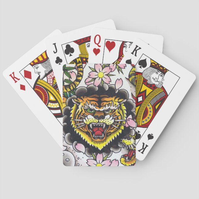 Tiger Poker Cards (Back)