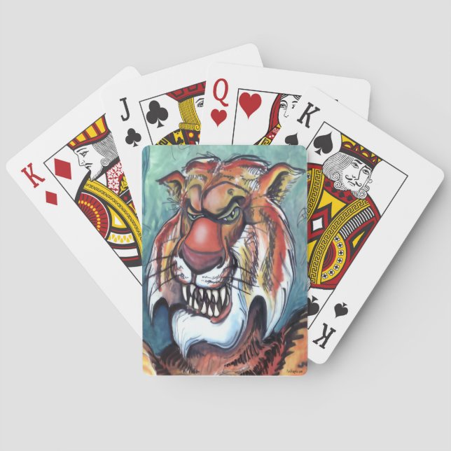 Tiger Poker Cards (Back)
