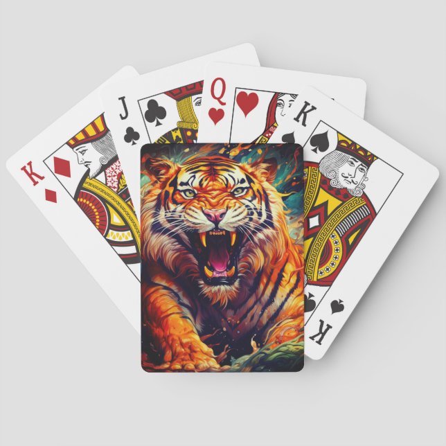 Tiger Poker Cards (Back)