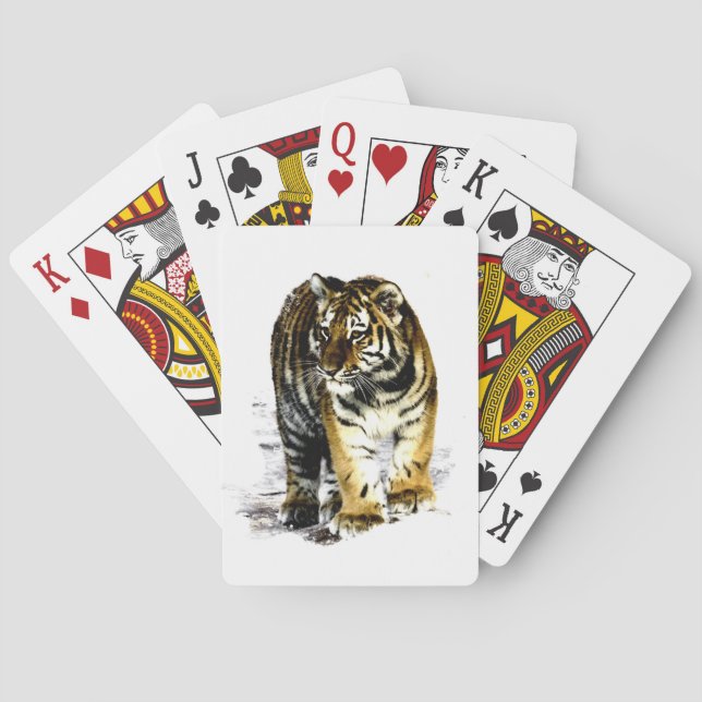 Tiger Poker Cards (Back)