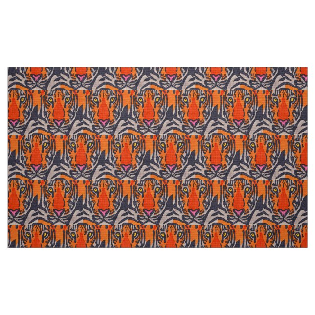 Tiger - Polyester Poplin Fabric (Fat Quarter)