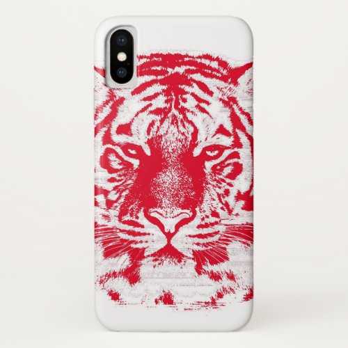 Tiger Pop Art iPhone X Case