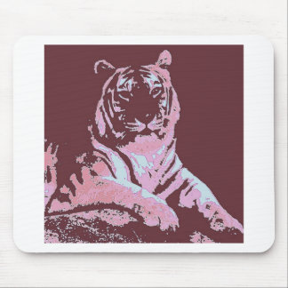 Tiger Pop Art Mouse Pad