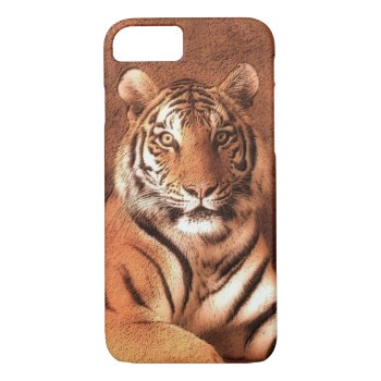 Tiger Portrait Iphone 8/7 Case by stdjura at Zazzle