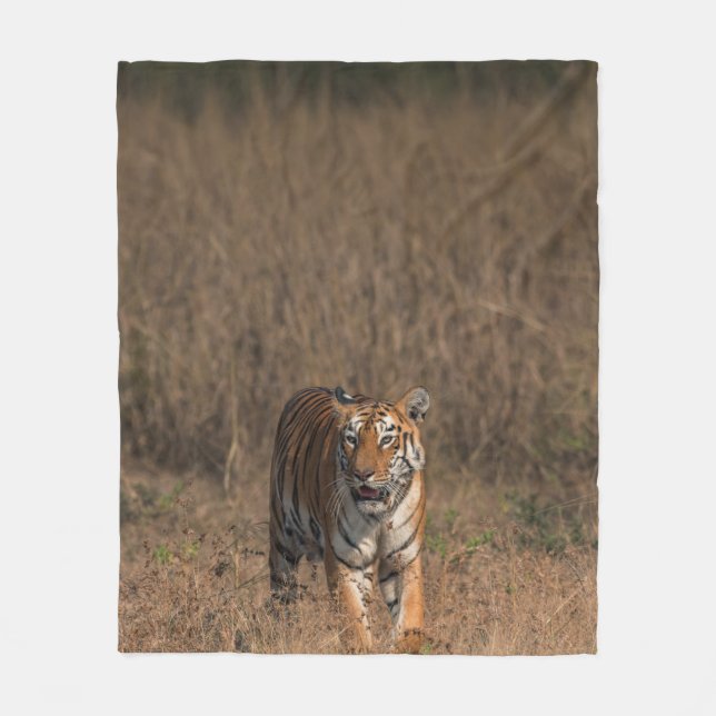 TIGER PORTRAIT FLEECE BLANKET (Front)