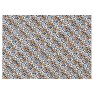 Tiger Portrait Graphic Style Tablecloth