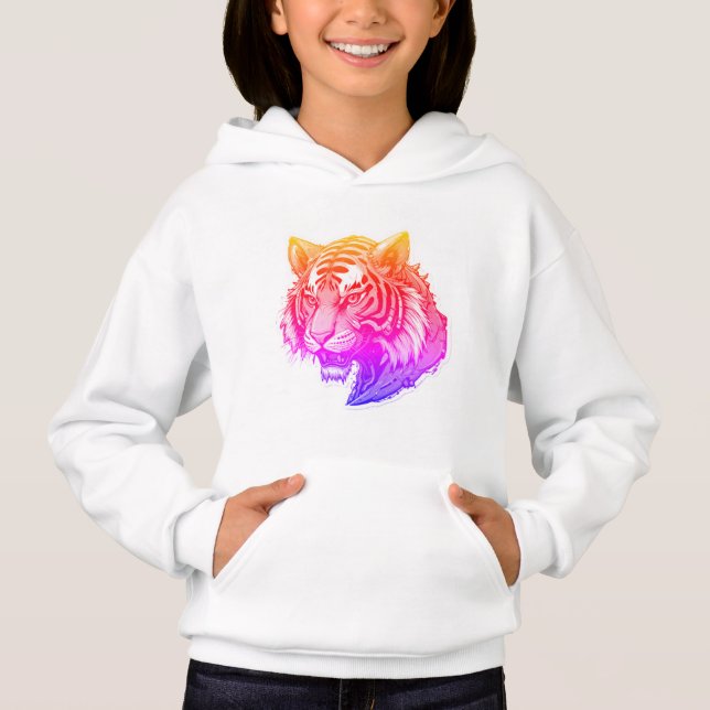 Tiger Portrait Hoodie (Front)