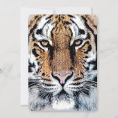 Tiger Portrait in Graphic Press Style (Front)