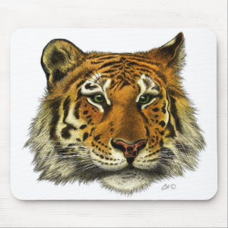 Tiger Portrait Mouse Pad
