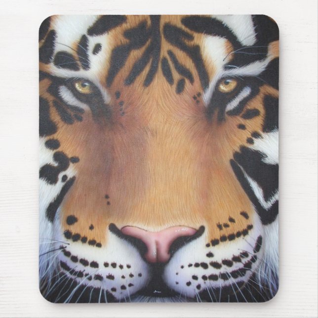 Tiger Portrait Mouse Pad (Front)