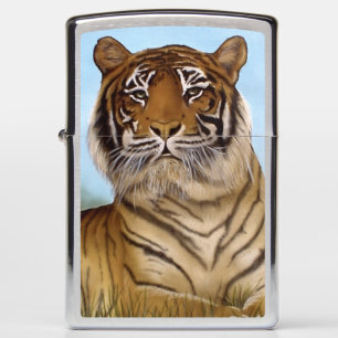 Tiger Portrait Zippo Lighter