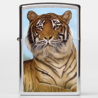 Tiger Portrait Zippo Lighter