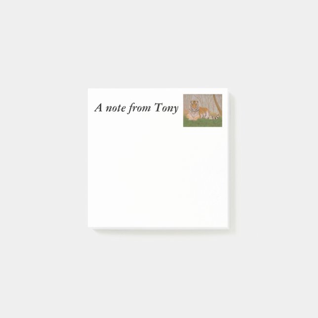 Tiger Post-it Notes (Front)