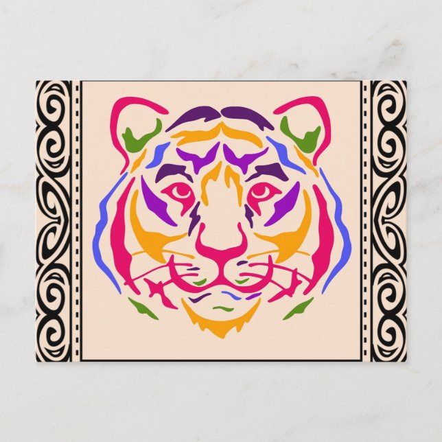 Tiger Postcard (Front)