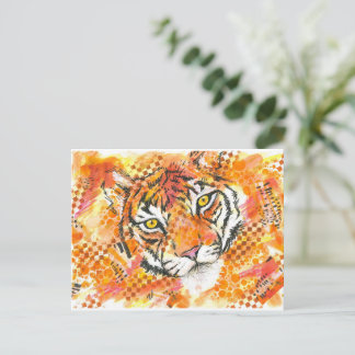 tiger postcard