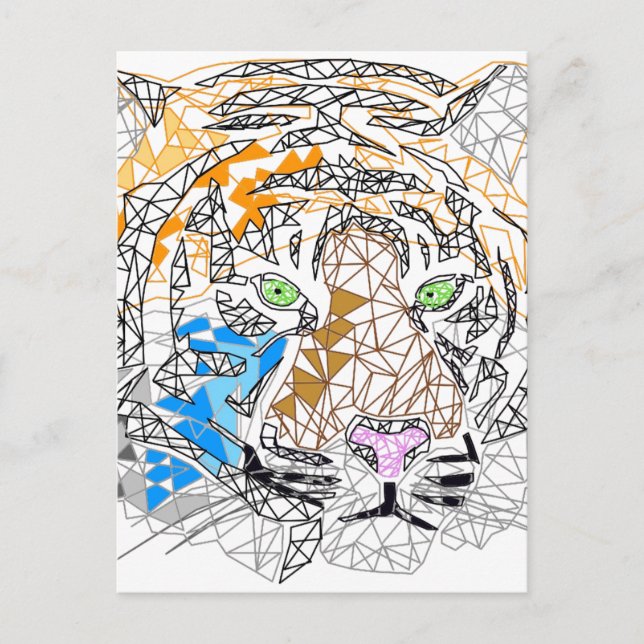 Tiger Postcard (Front)