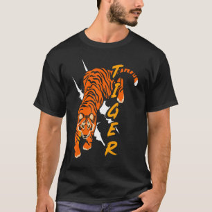 Tiger Predator Wildlife Wilderness Big Cat Safari T-Shirt