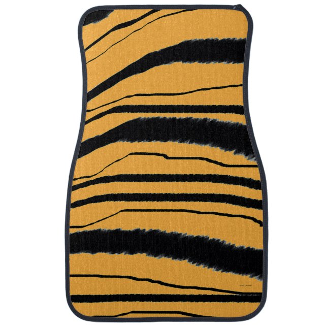 Tiger Print  Car Floor Mat (Front)