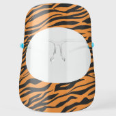 Tiger Print COVID-19 Girly Corona Virus Face Shield (Front)