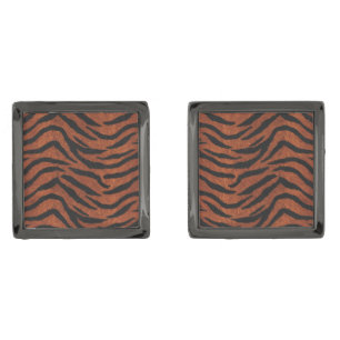 Tiger Print Cufflinks