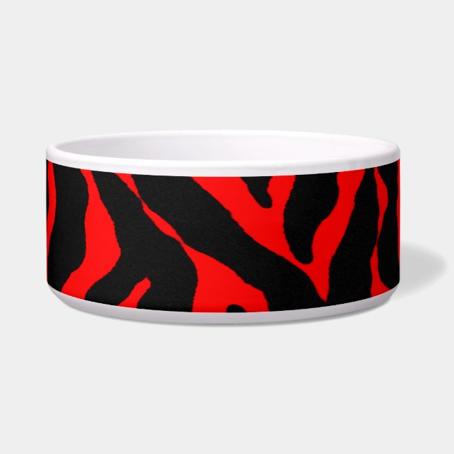 Tiger Print Dog Dish for that wild pet (Right)