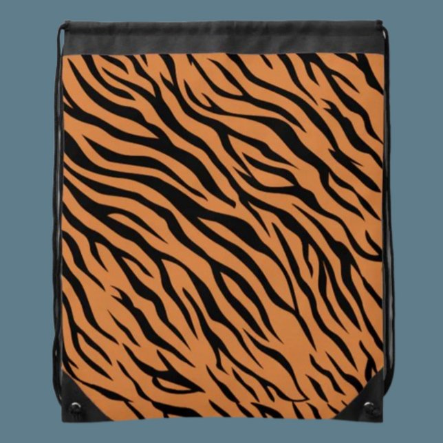 Tiger Print Drawstring Bag (Creator Uploaded)