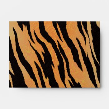 Tiger Print Envelope by kye_designs at Zazzle