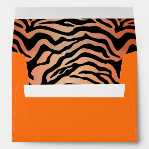 Tiger print envelope