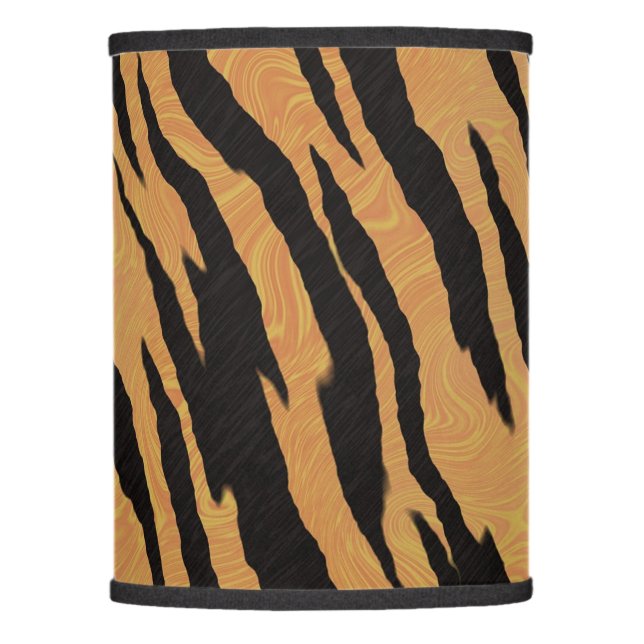 Tiger Print Lamp Shade (Front)