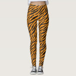 Tiger Print Leggings at Zazzle