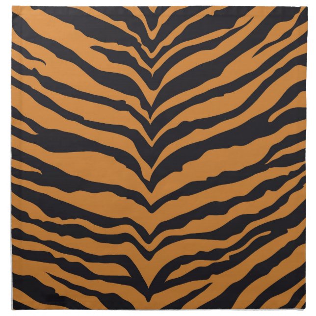 Tiger Print Napkin (Front)