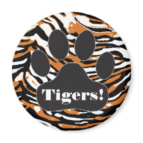 Tiger Print-Paw Magnet