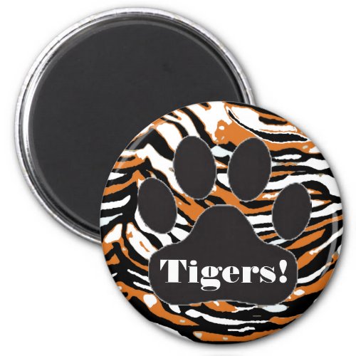 Tiger Print_Paw Magnet