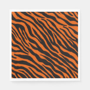 Tiger Print Safari Animal Paper Napkins